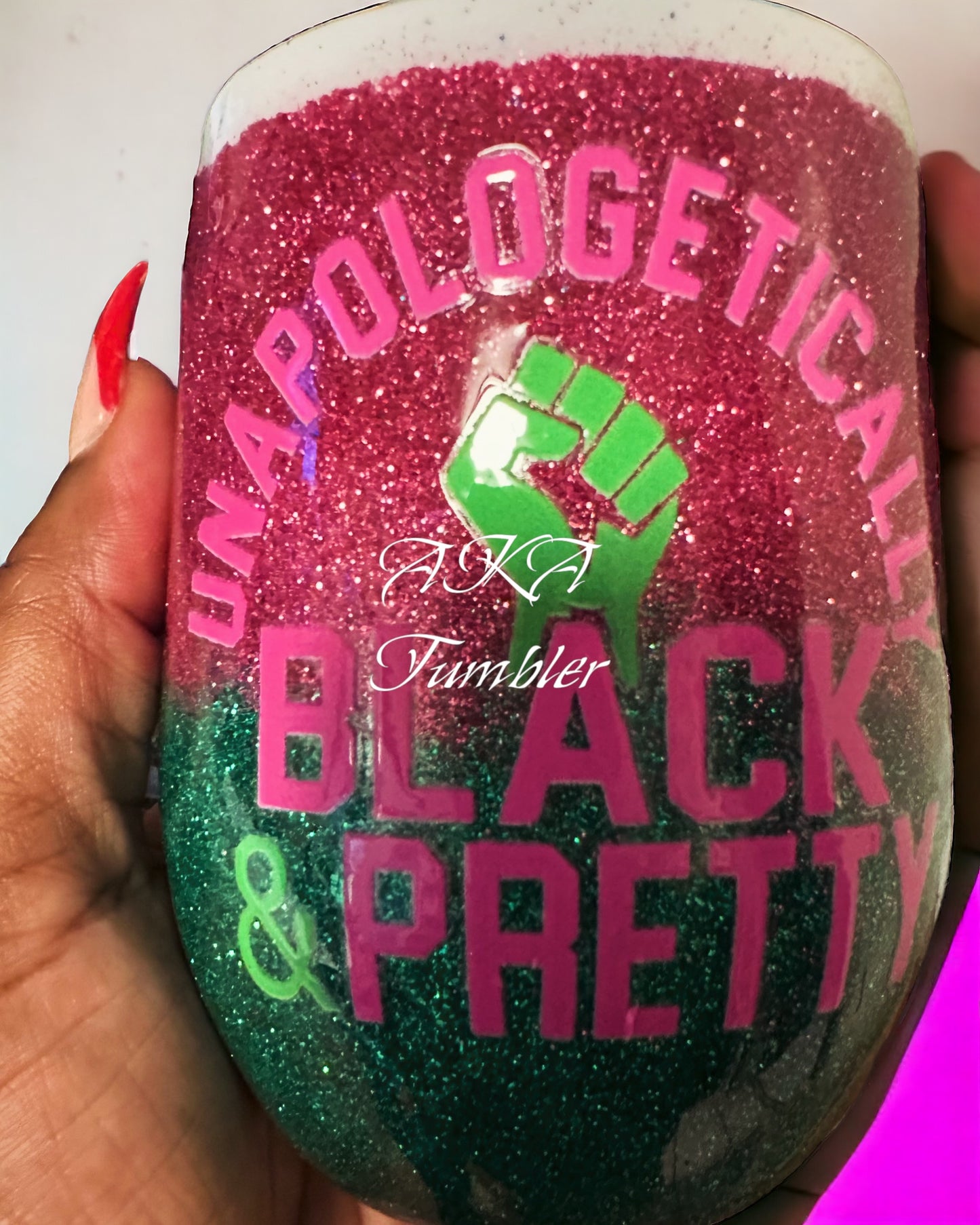 Custom AKA Tumbler - Stylish & Insulated Alpha Kappa Alpha Drinkware