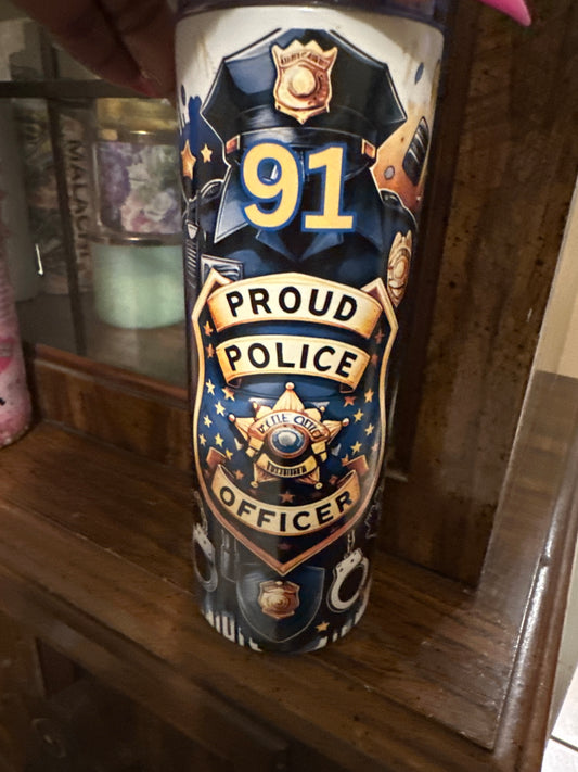 Police Tumbler-proud police